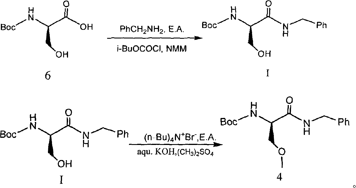 Tert-butyl carbamate derivative and preparation method and application thereof