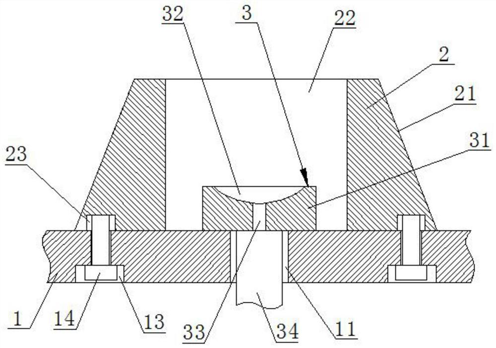 Injection mold with rapid positioning function