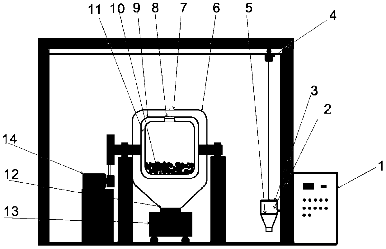 A kind of preparation device and preparation method of radioactive uranium ore standard substance