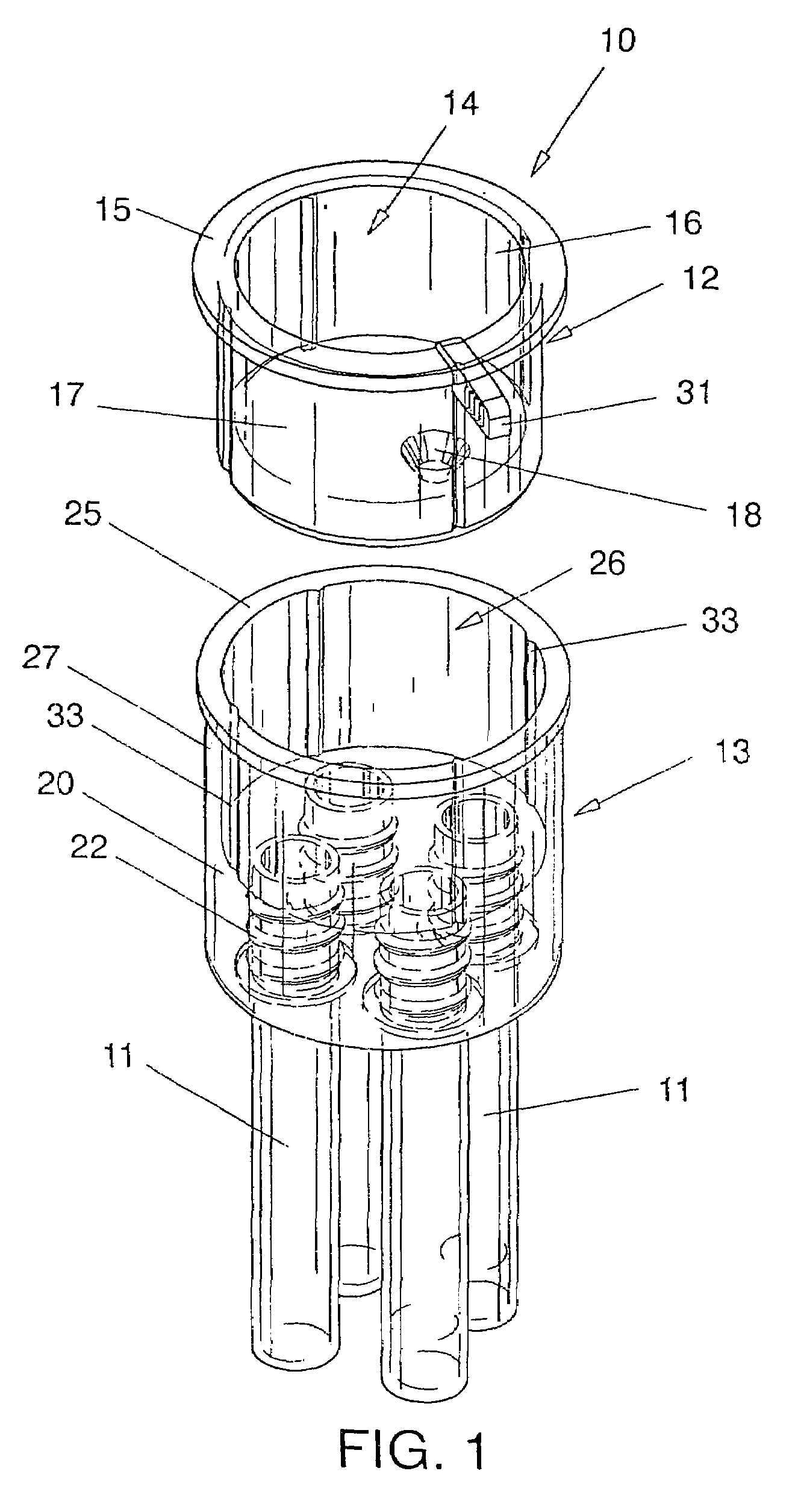 Lumbar puncture fluid collection device
