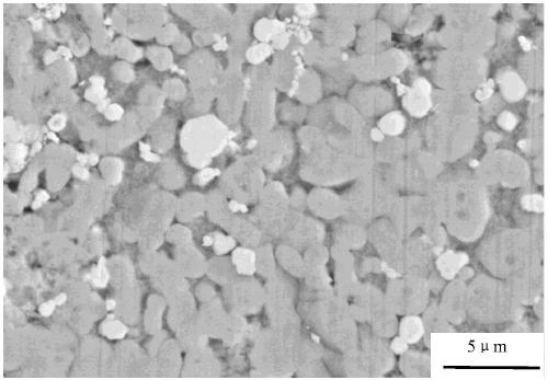 A method for preparing tungsten-molybdenum-copper composite material by spark plasma sintering