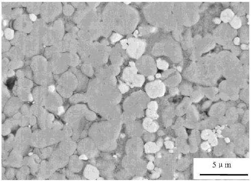 A method for preparing tungsten-molybdenum-copper composite material by spark plasma sintering