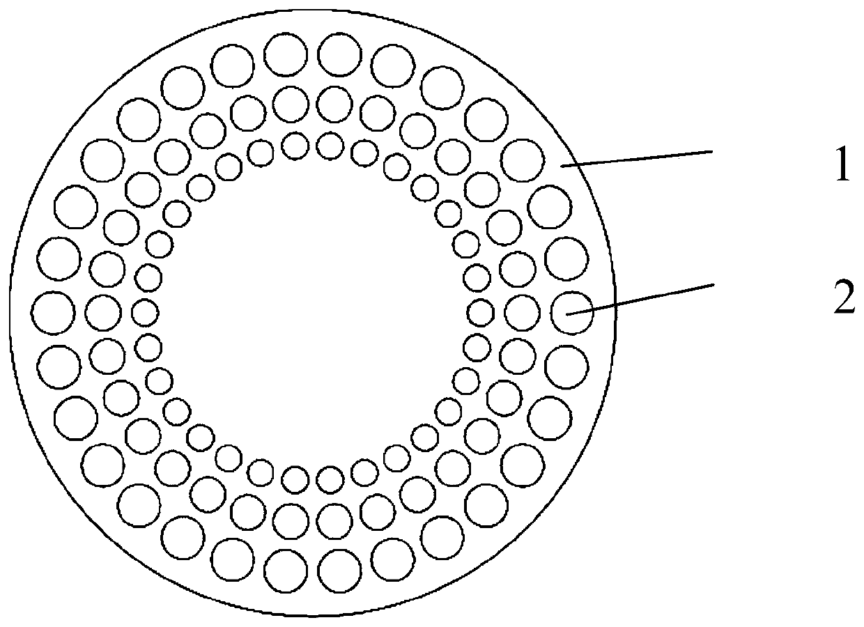 A kind of drilling method of porous copper ingot for niobium-three-tin superconducting wire