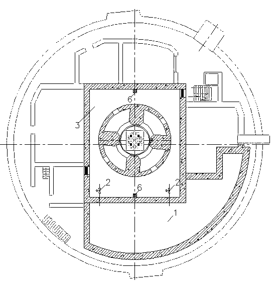 Integral reactor passive reactor cavity runner system and application method thereof