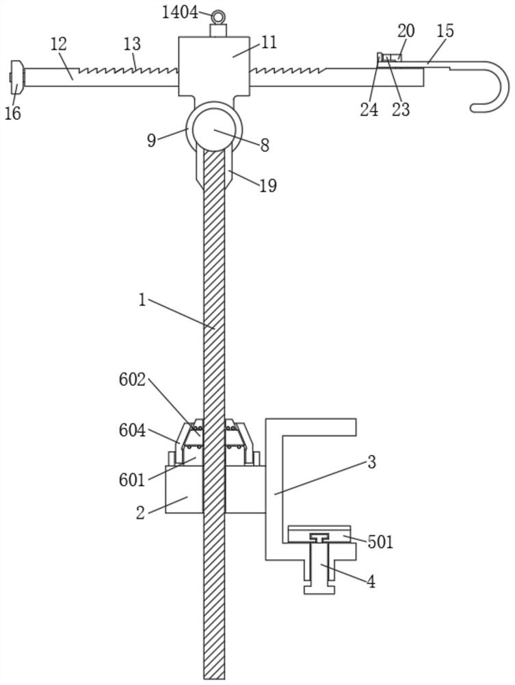 Drag hook for hepatobiliary surgery