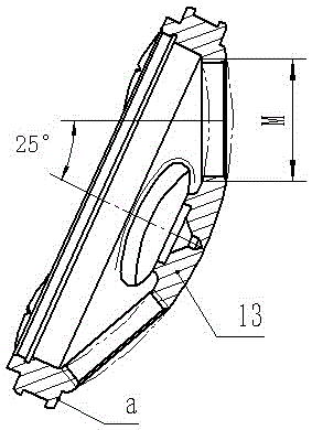 Machining method for threaded holes in fixed disc