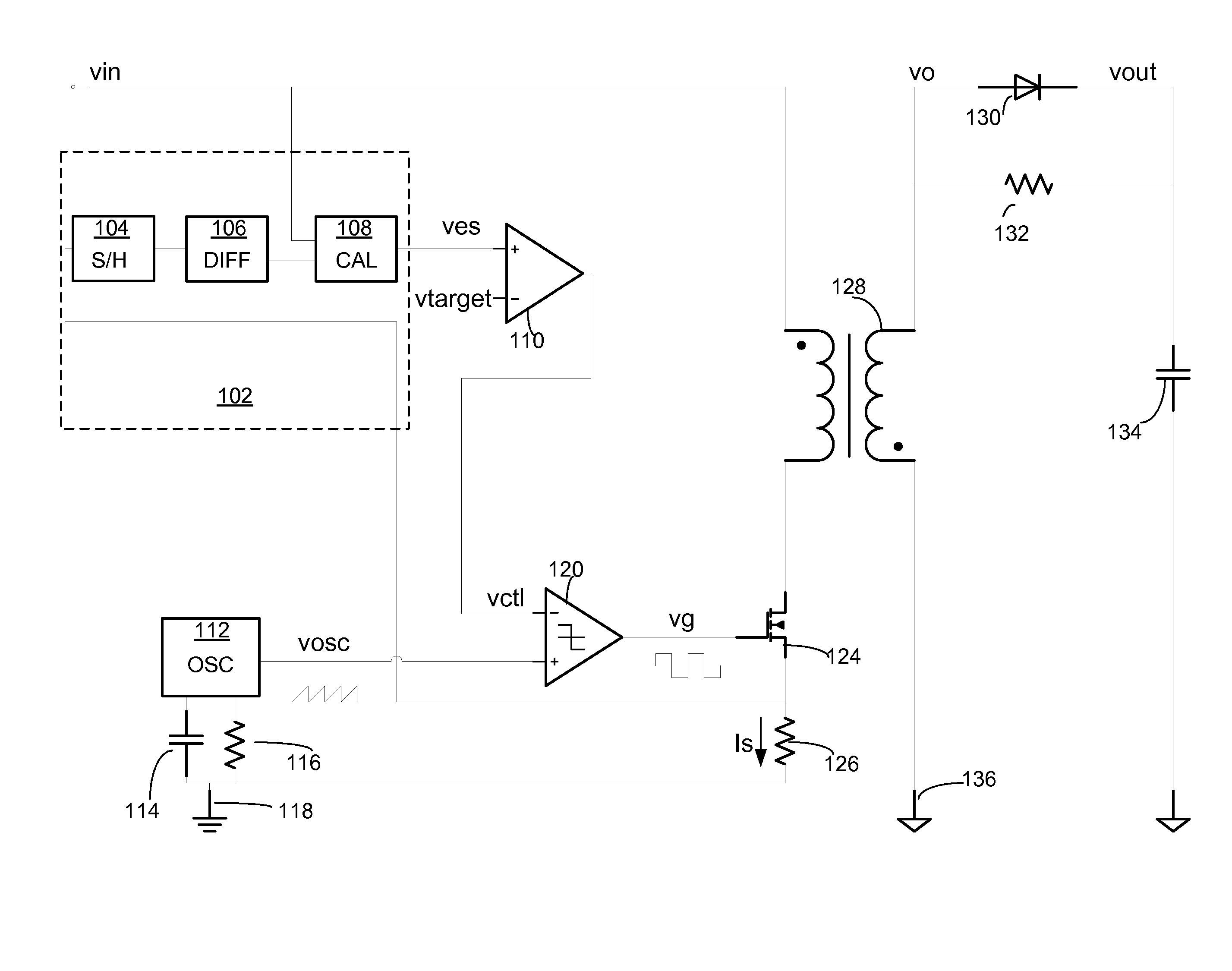 Isolated Switched-mode Power Supply With Output Regulation From Primary Side