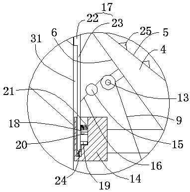 Construction structure of building external wall