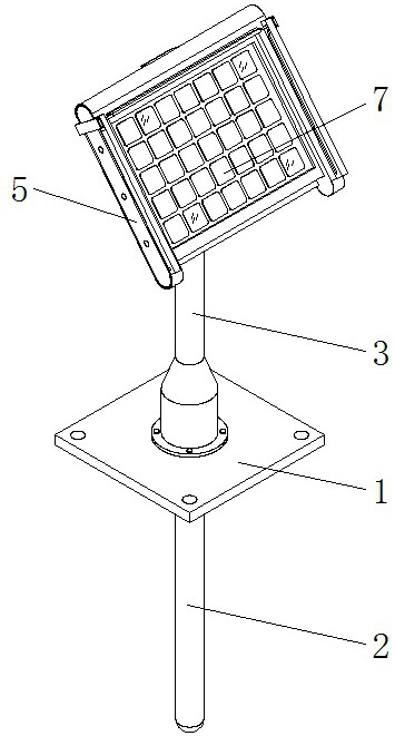 Underneath type ground disaster monitoring device capable of ensuring timely response