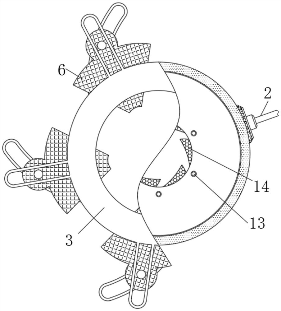 Lossless cutting equipment suitable for high-precision cable sheath of server