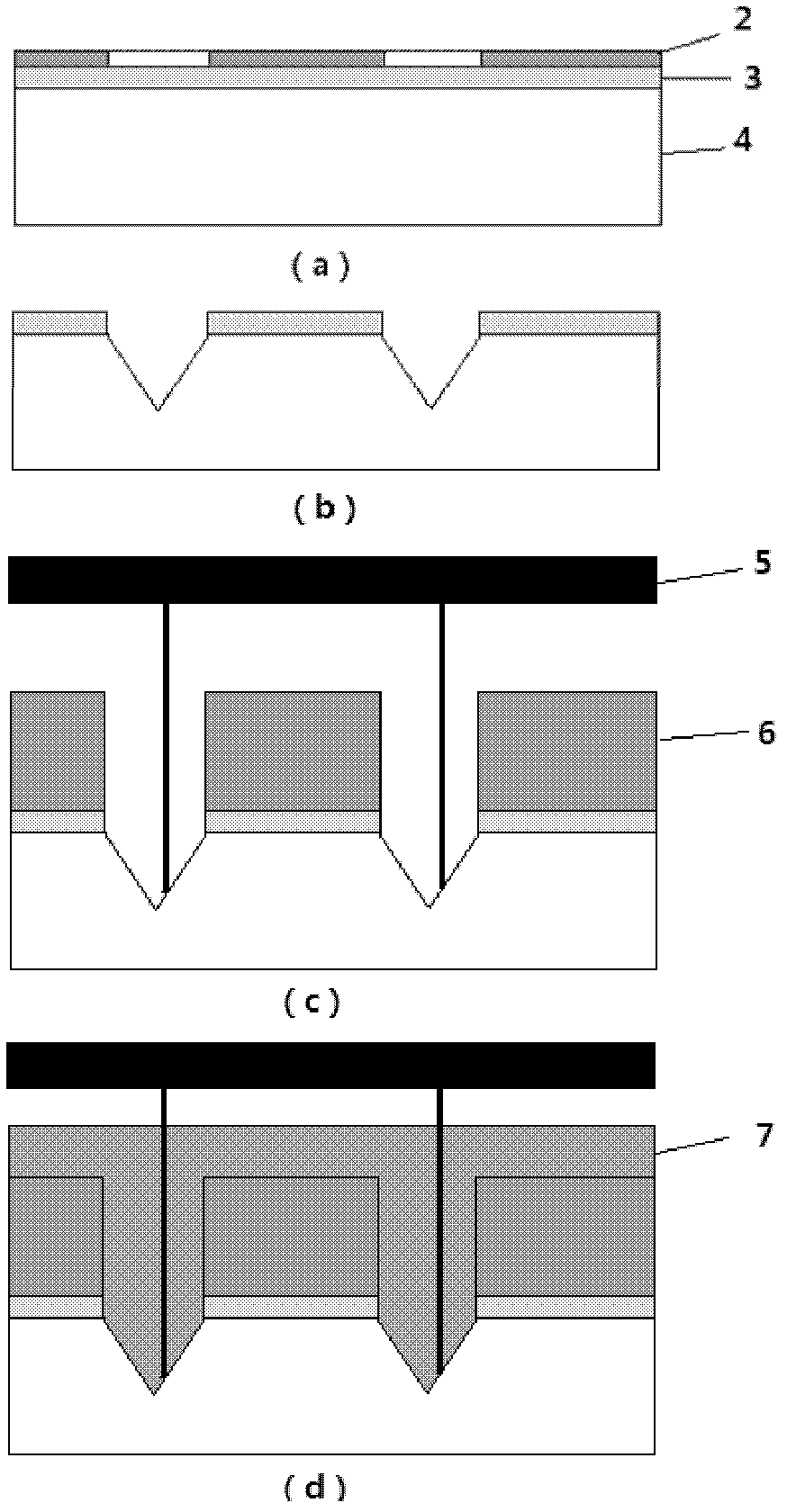 Anomalous plane hollow microneedle based on surface micro processing process and preparation method thereof