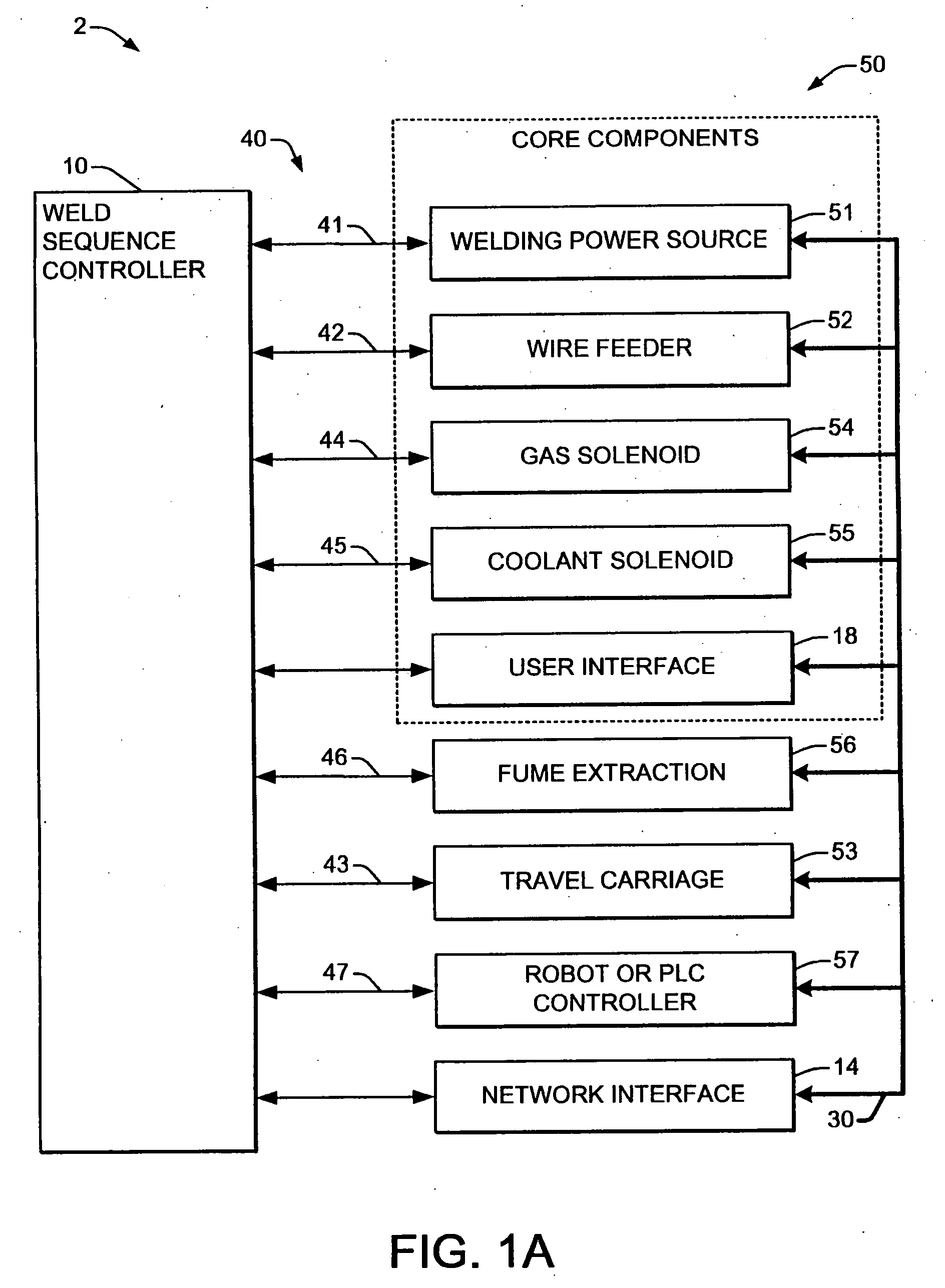 Welding system sequence control apparatus