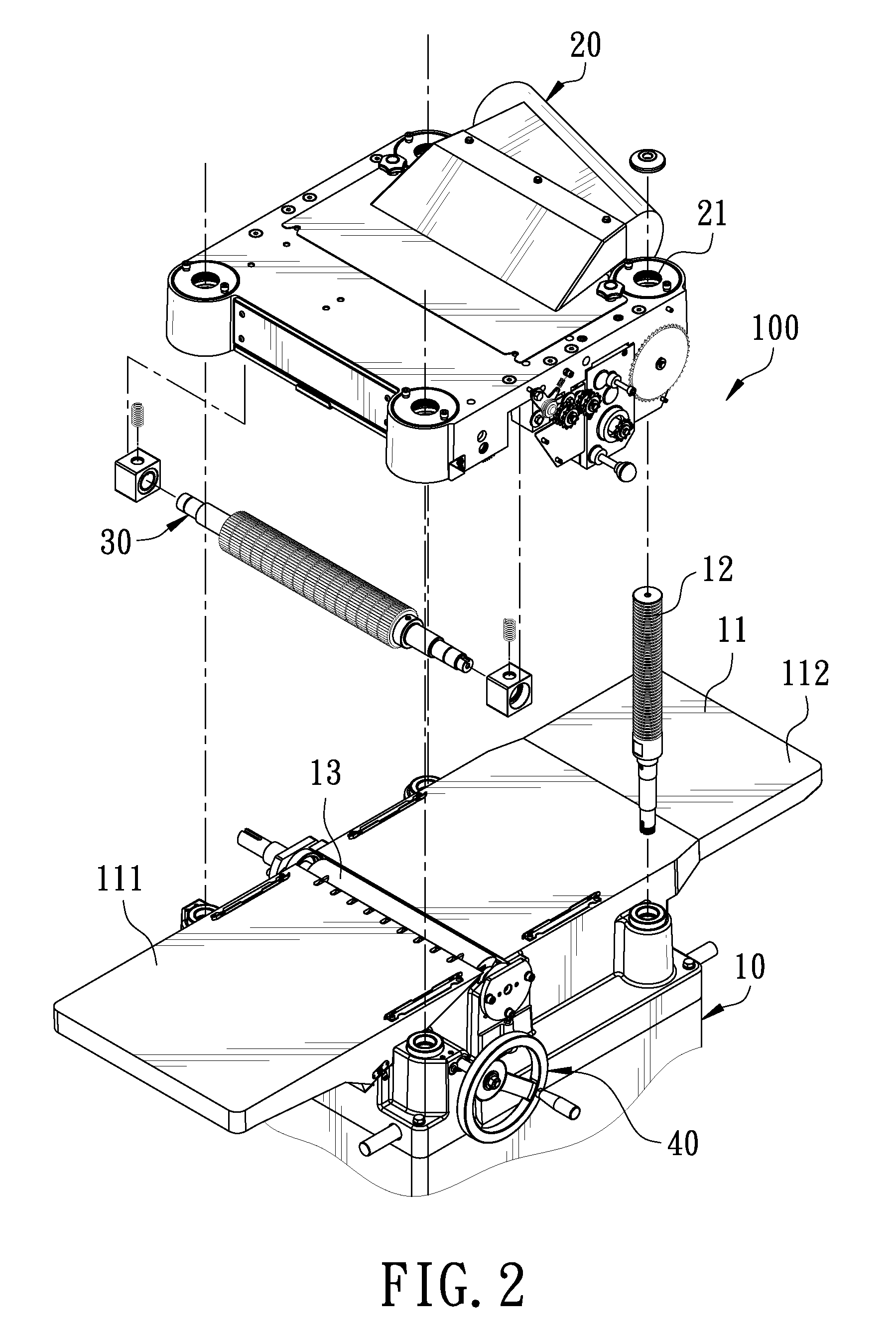 Two-sided planer