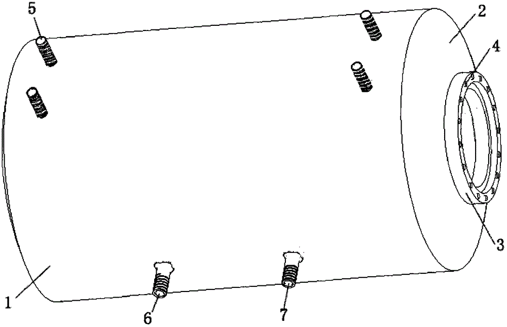 Pressure-bearing plastic liner, production method and solar water heater using the liner