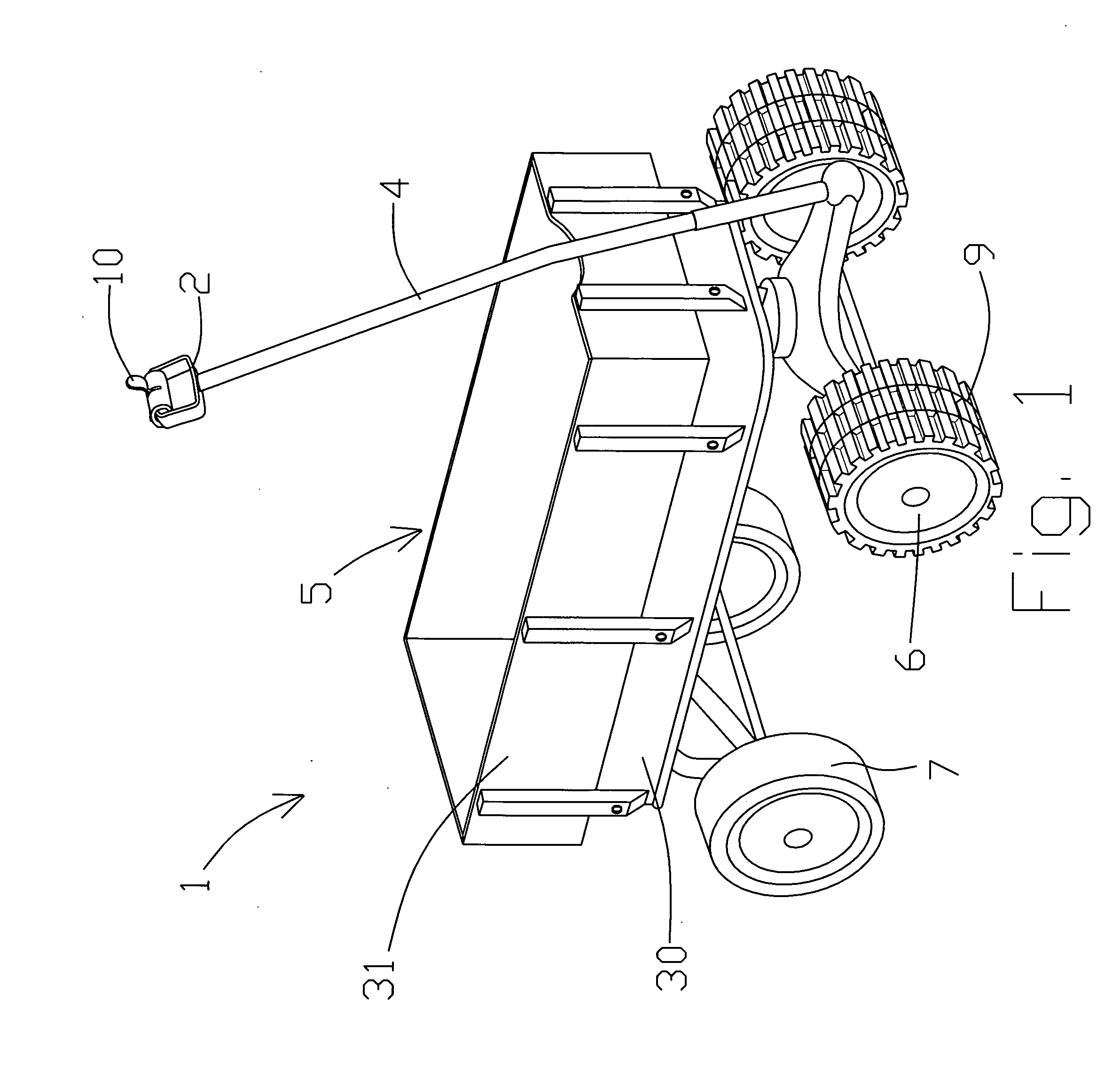 Self-propelled beach cart