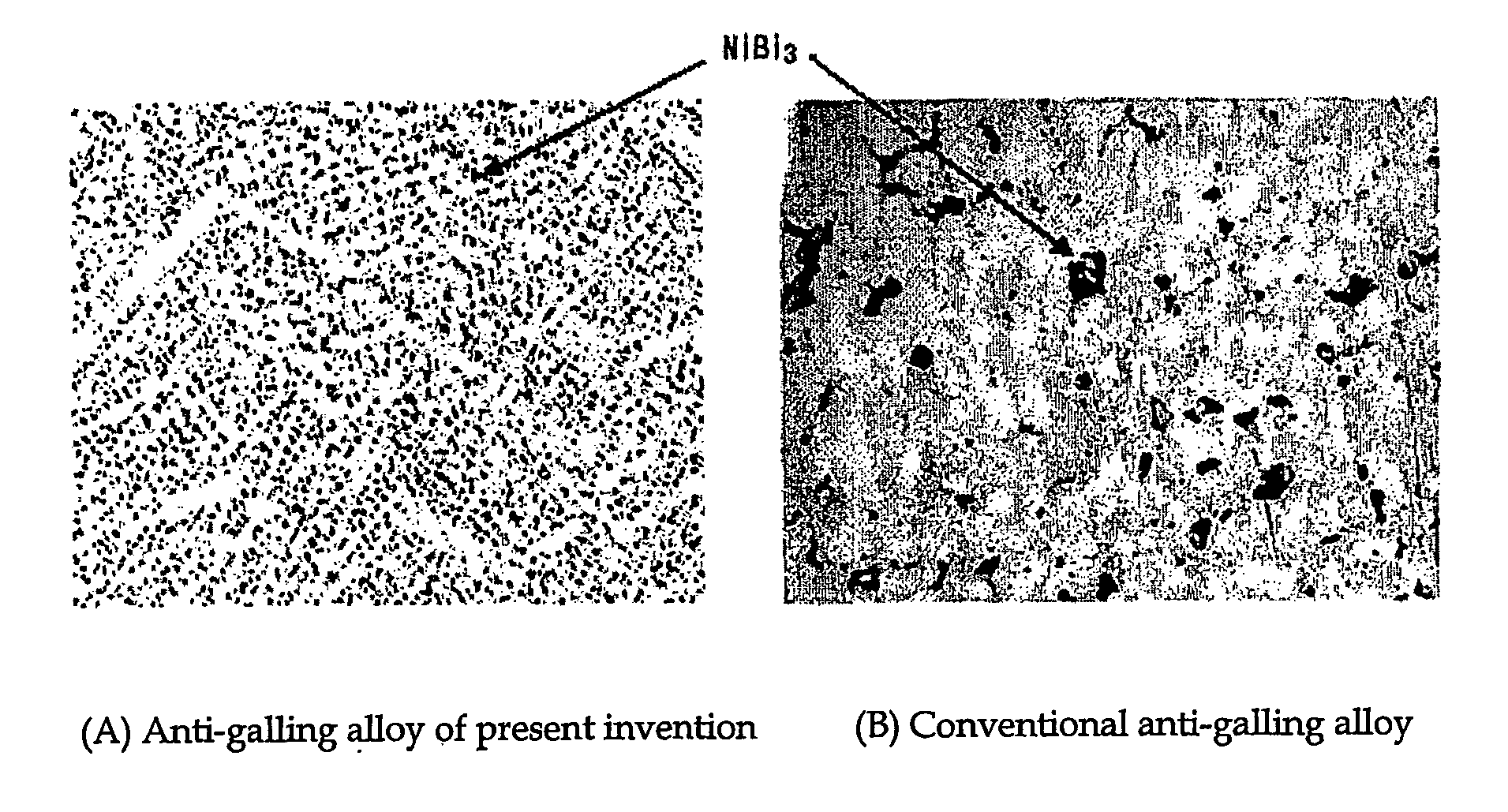 Anti-galling alloy with finely dispersed precipitates