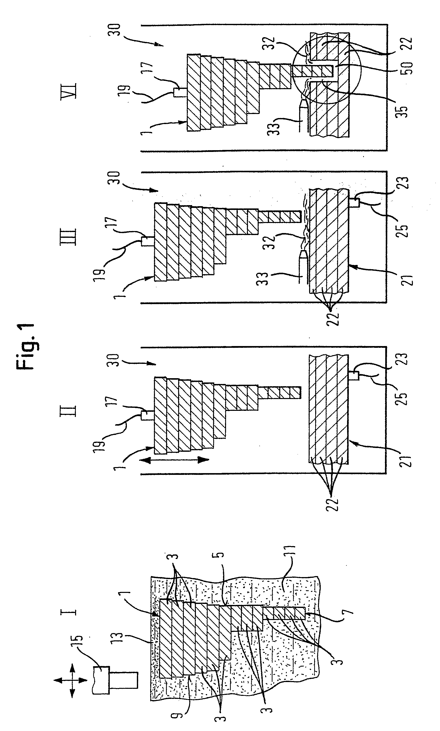 Method for Electro-Chemical Processing of a Work Piece and Electrode for Such a Method