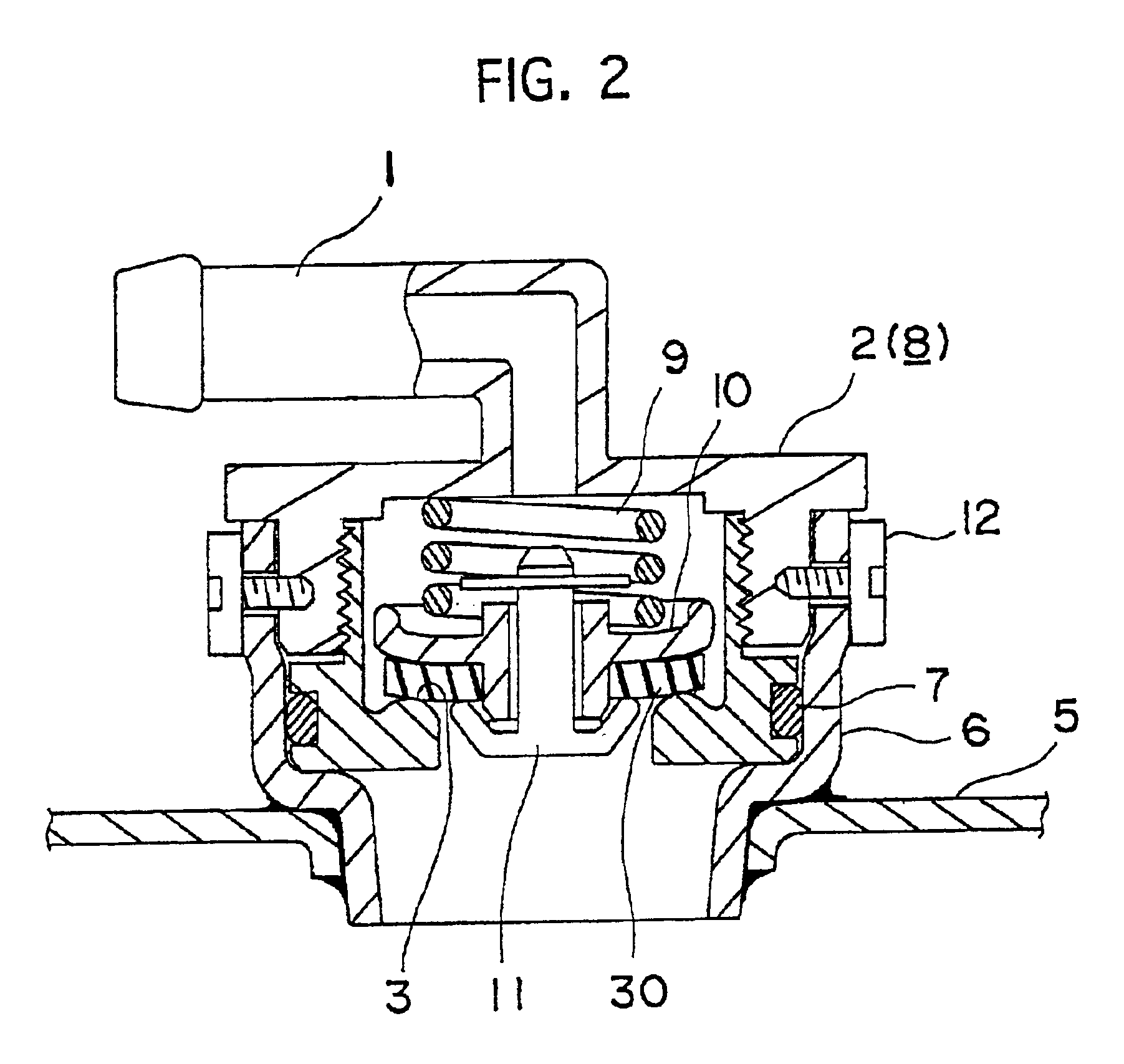 Radiator cap with pressure valve