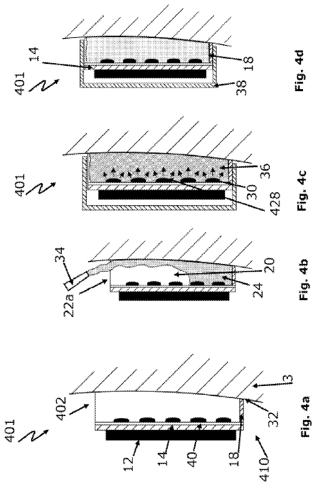 Sensor unit with fastening element for fastening to a structure