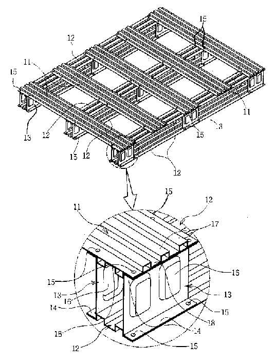 Steel support frame