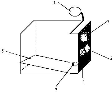 Detector for objects inside box