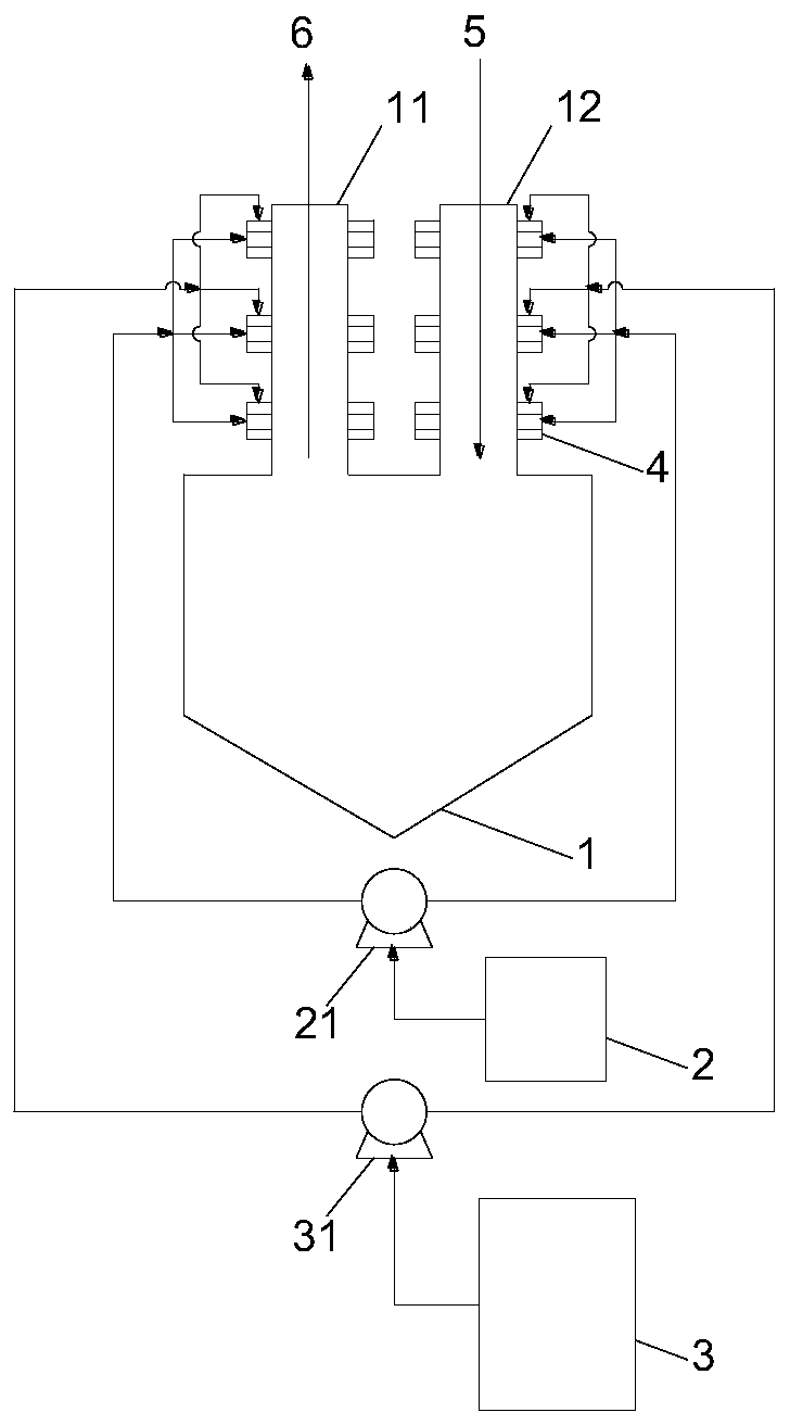 Outside-furnace denitration system and method for breaking constraints of chemical bonds