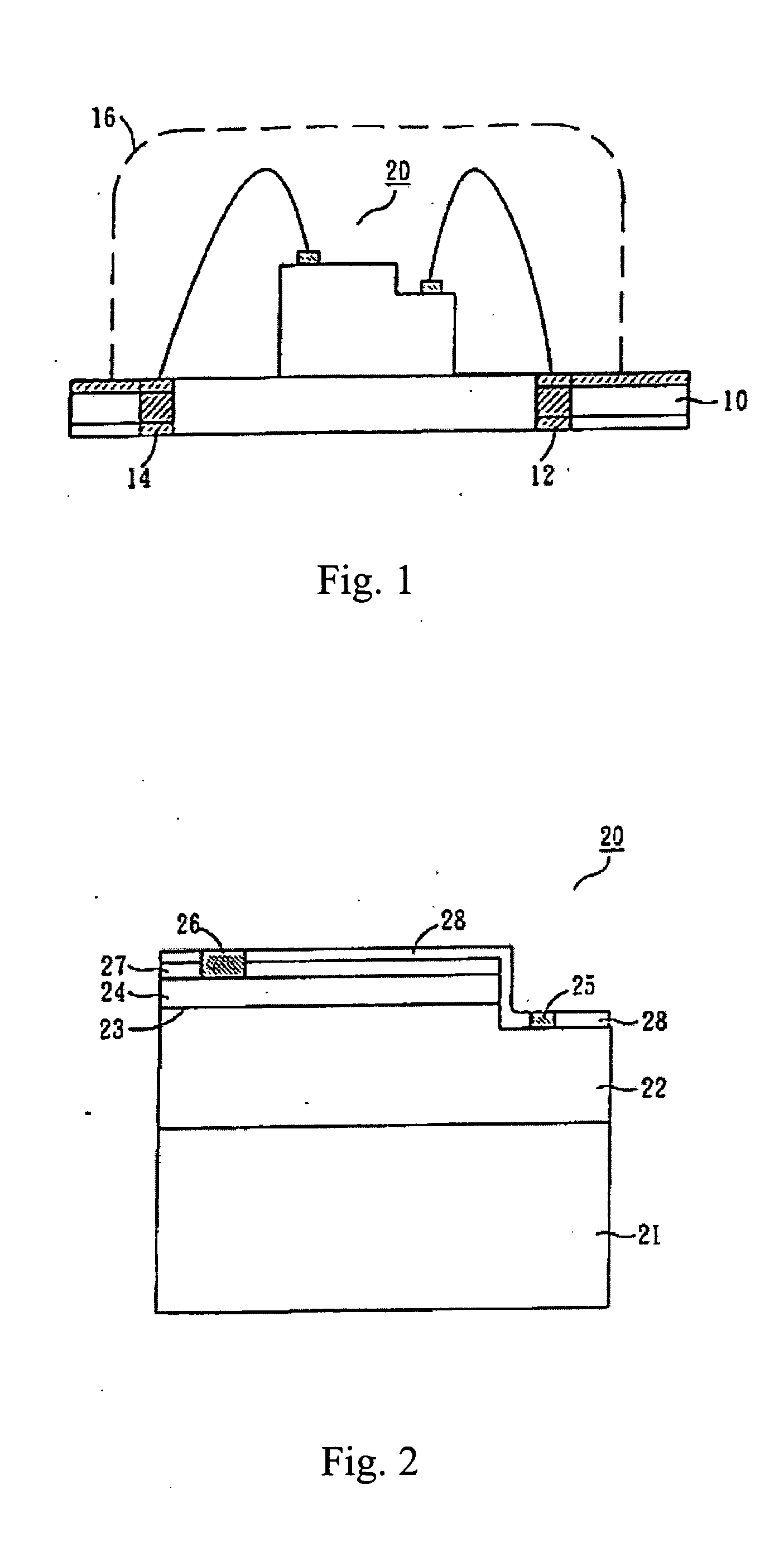 LED structure for flip-chip package and method thereof
