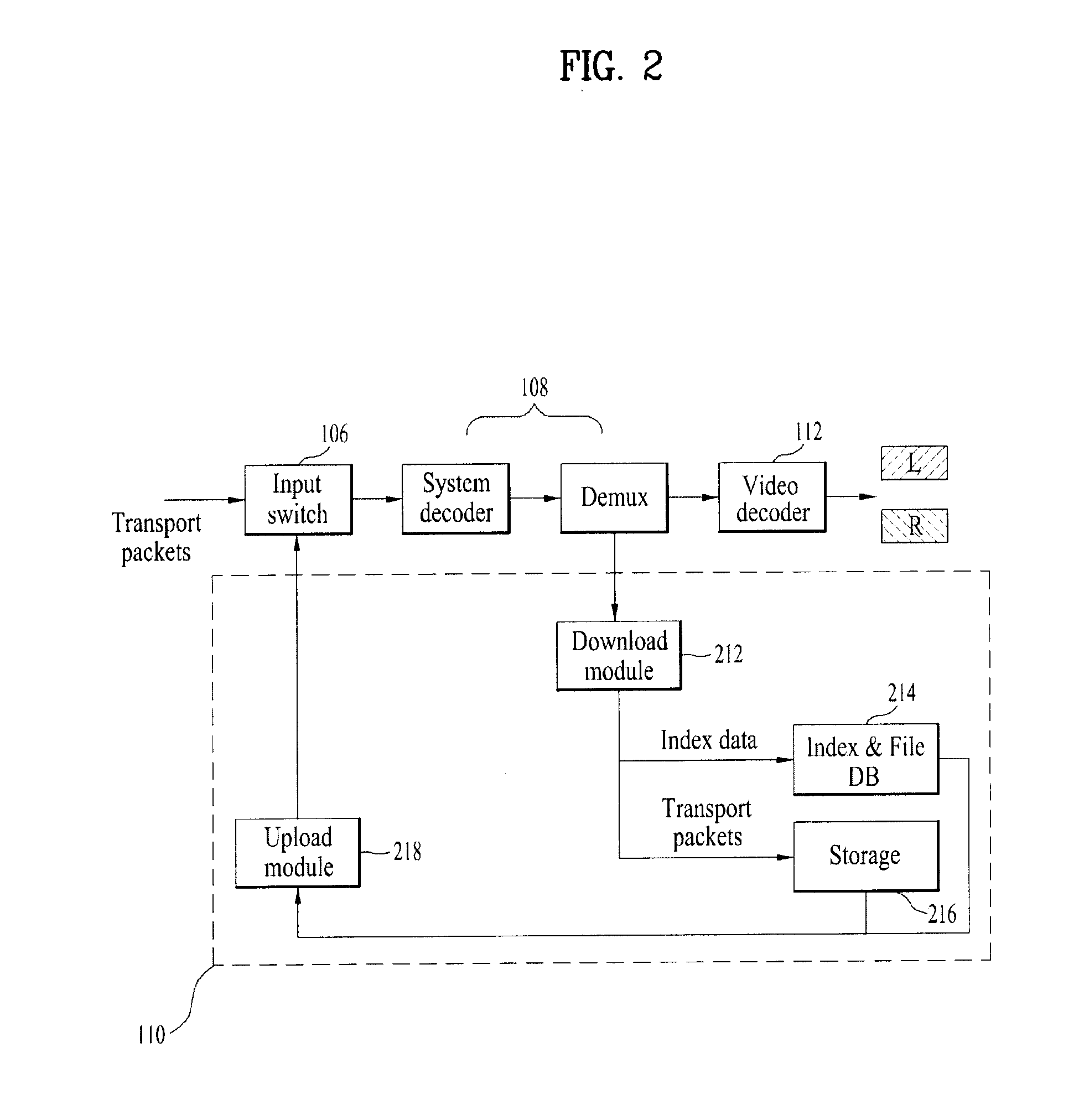 Digital receiver and content processing method in digital receiver