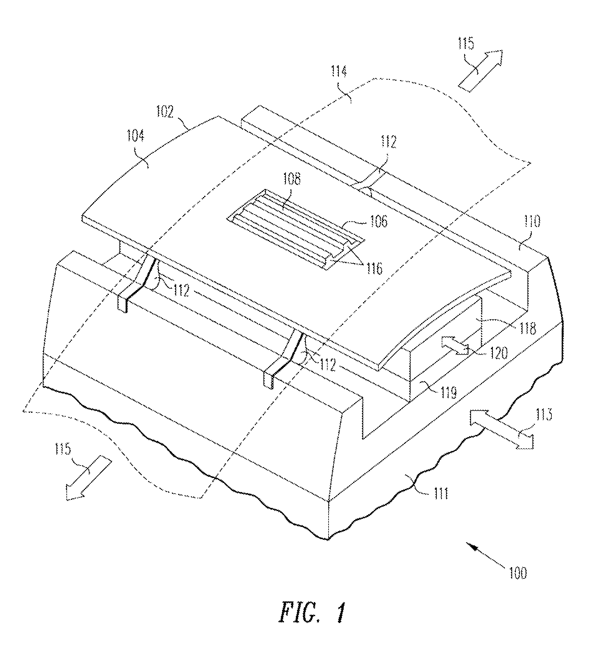 Tape head having a support plate with contoured surface