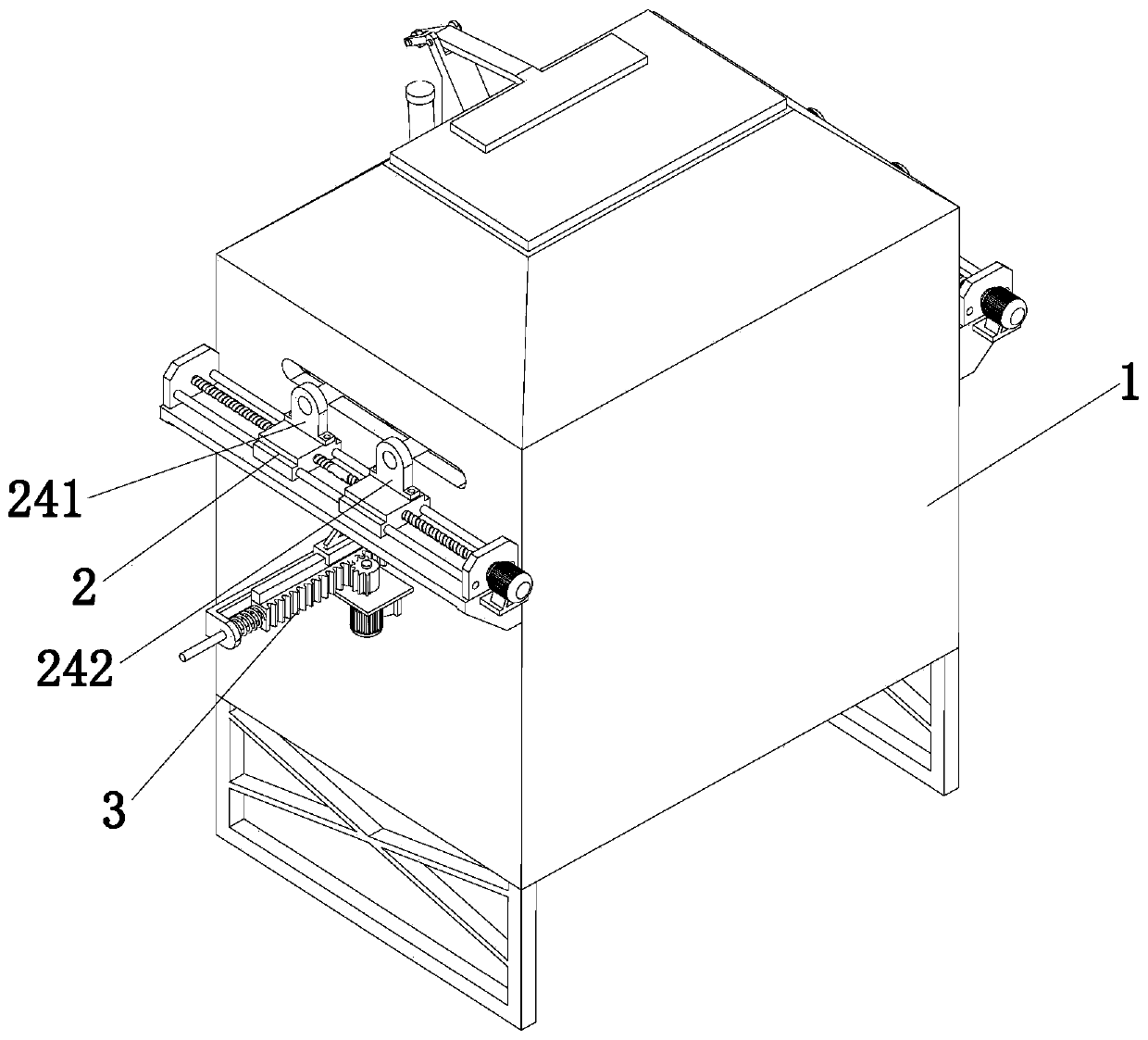 Novel injection molding and storage device of injection molding machine