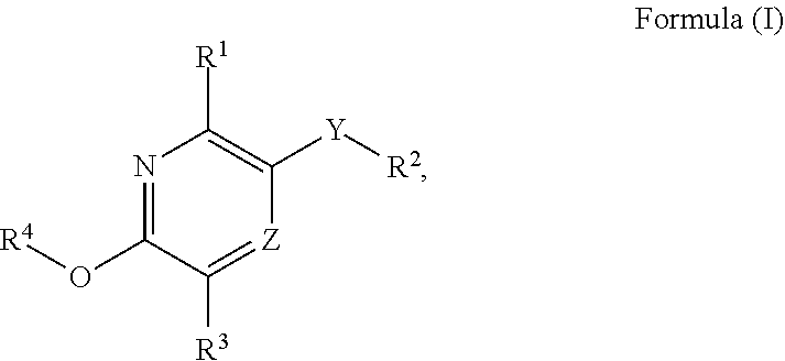 Substituted pyridine and pyrazine compounds as pde4 inhibitors