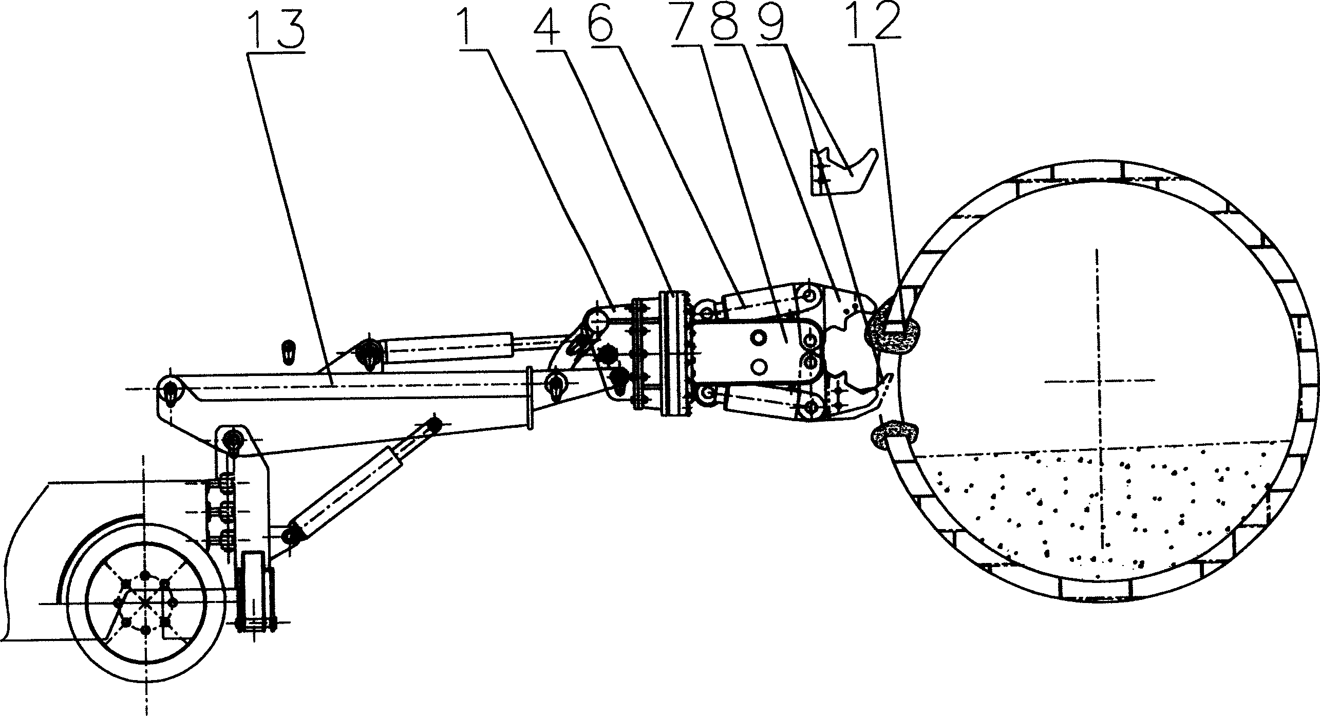 Static pressure tong-type fire door cleaning method and cleaner thereof