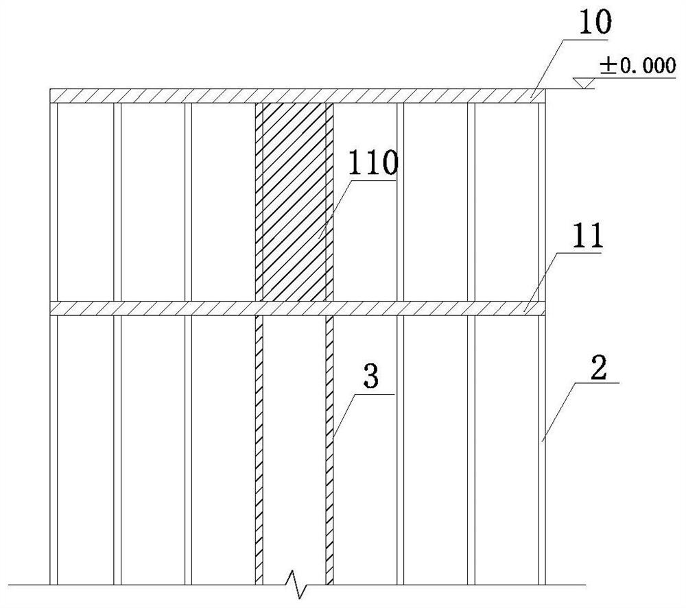 A two-way synchronous construction method for high-rise buildings