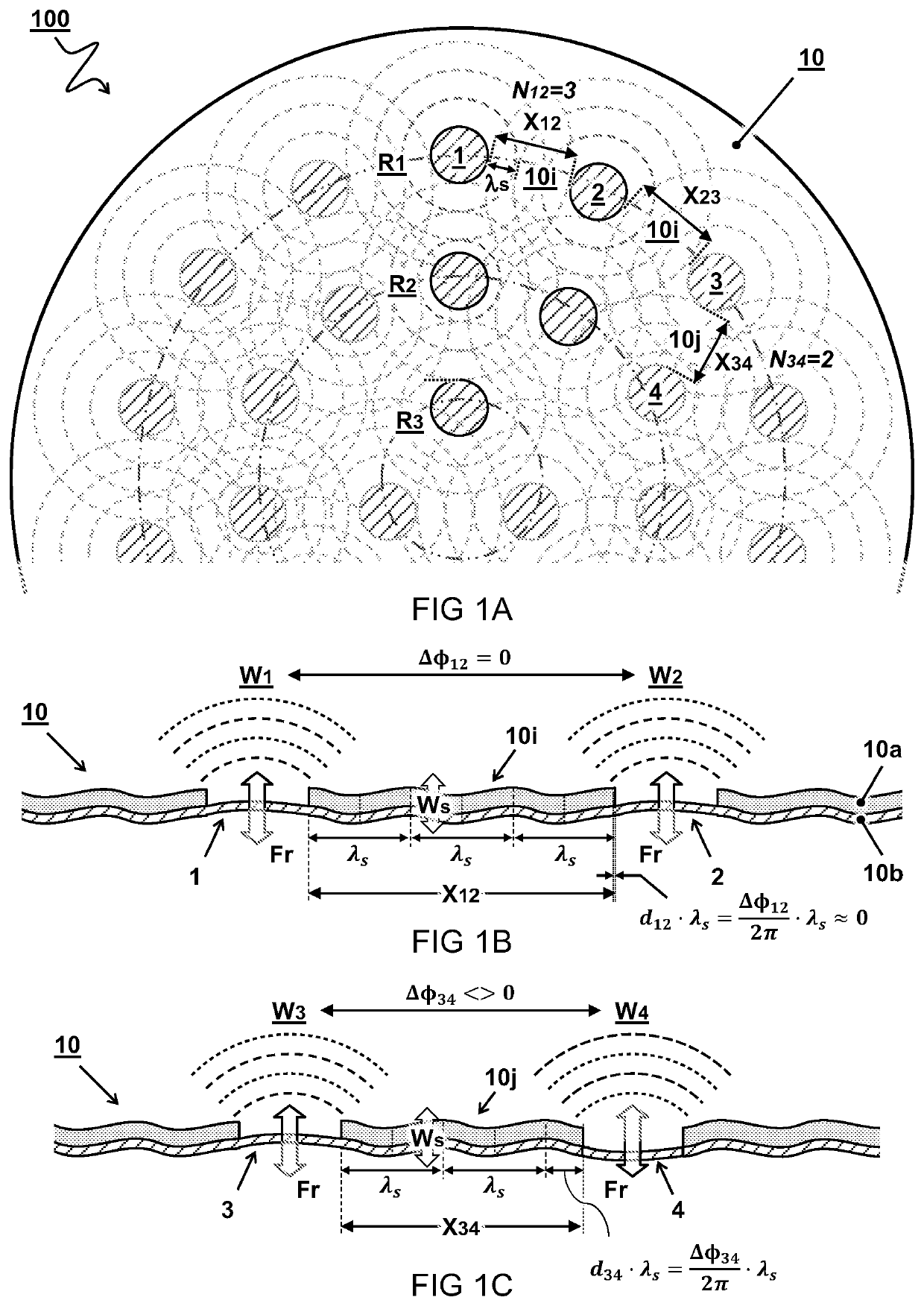 Optimization of an acoustic membrane array