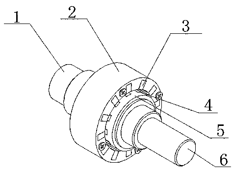 Modular magnetic coupling for underwater propeller