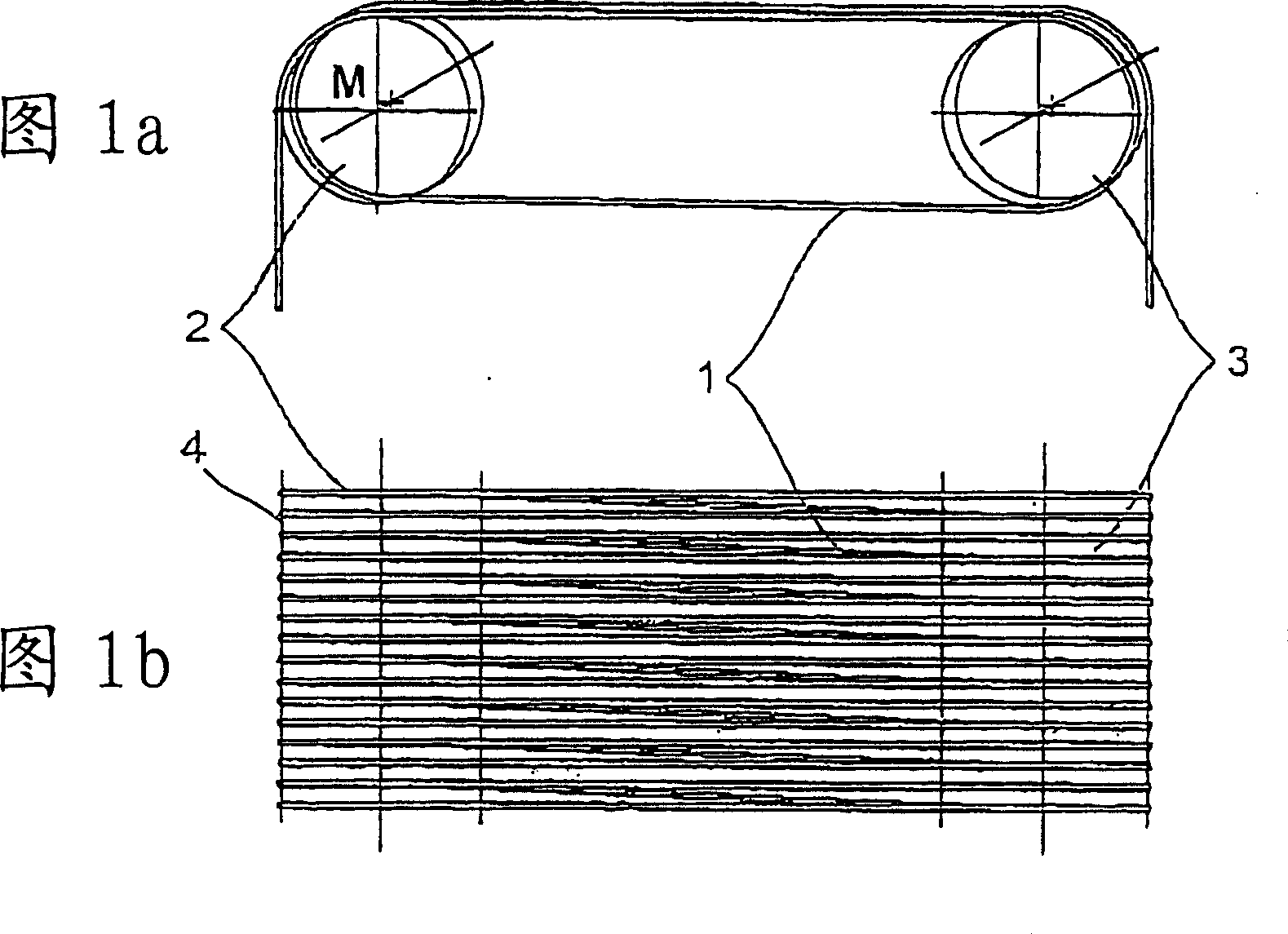 Gearless cable lift with a dual winding-drive block