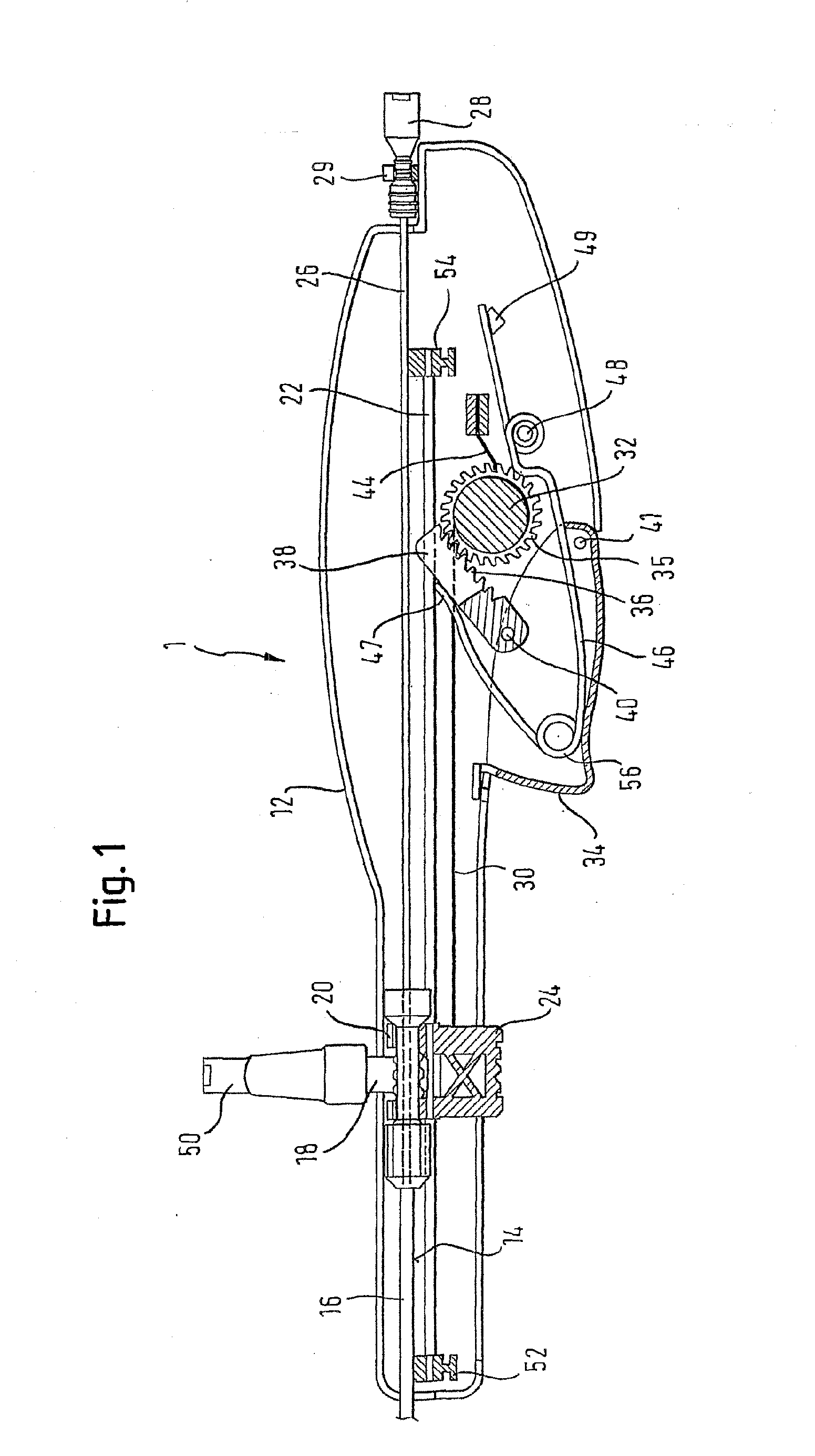 Variable speed self-expanding stent delivery system and luer locking connector