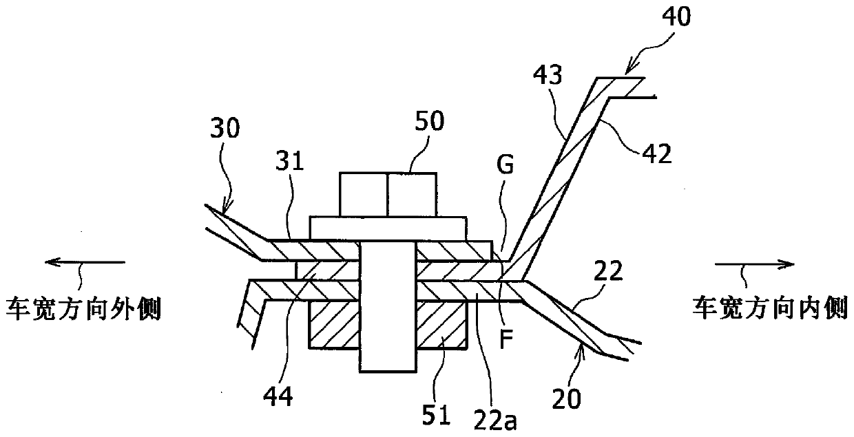 Vehicle side portion structure