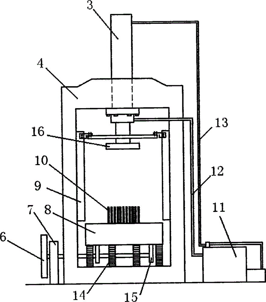 Production method of mechanically press-molded high-temperature baffle brick