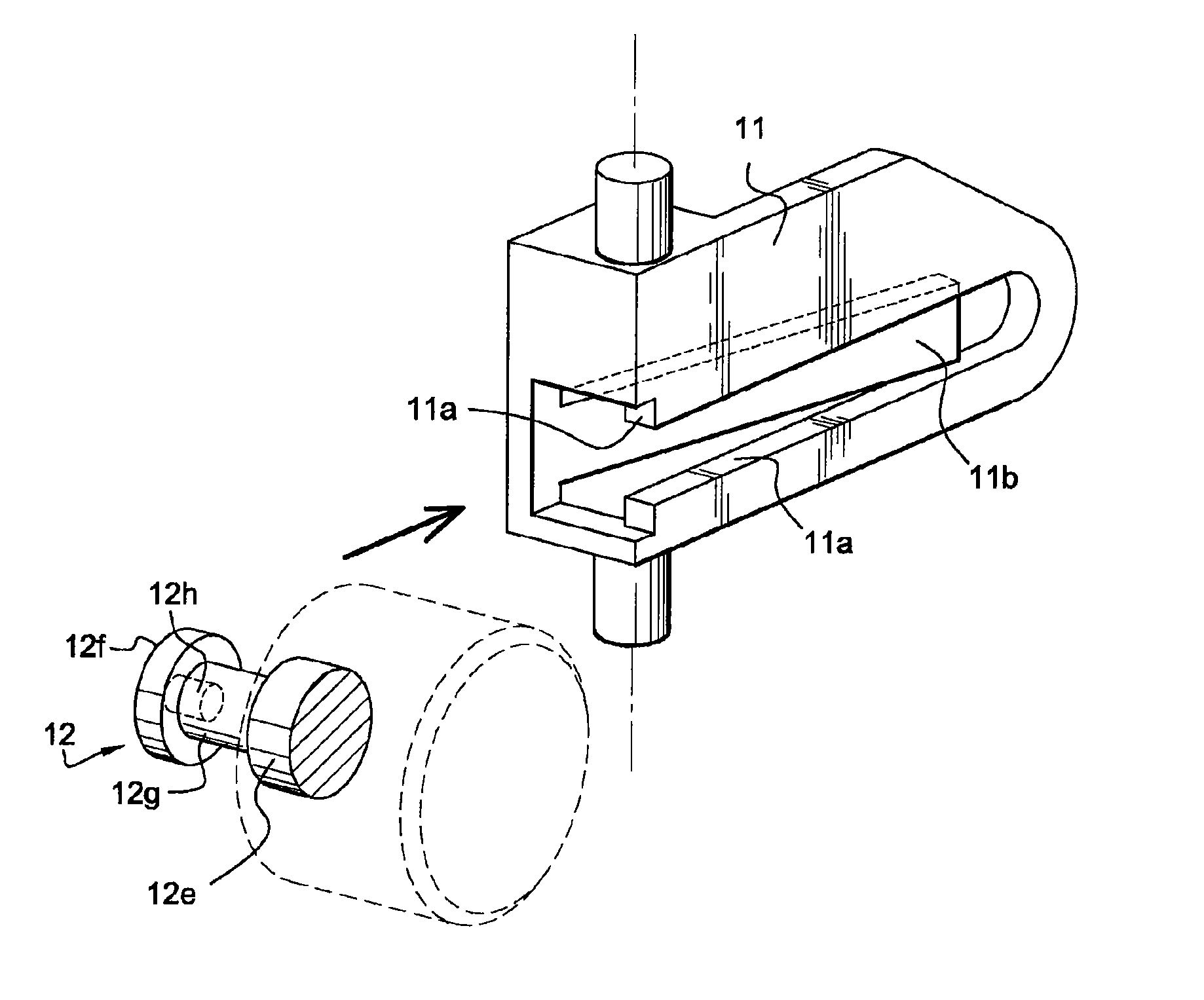 Disposable end piece for a roll of wiping material and apparatus for dispensing wiping material using one such end piece