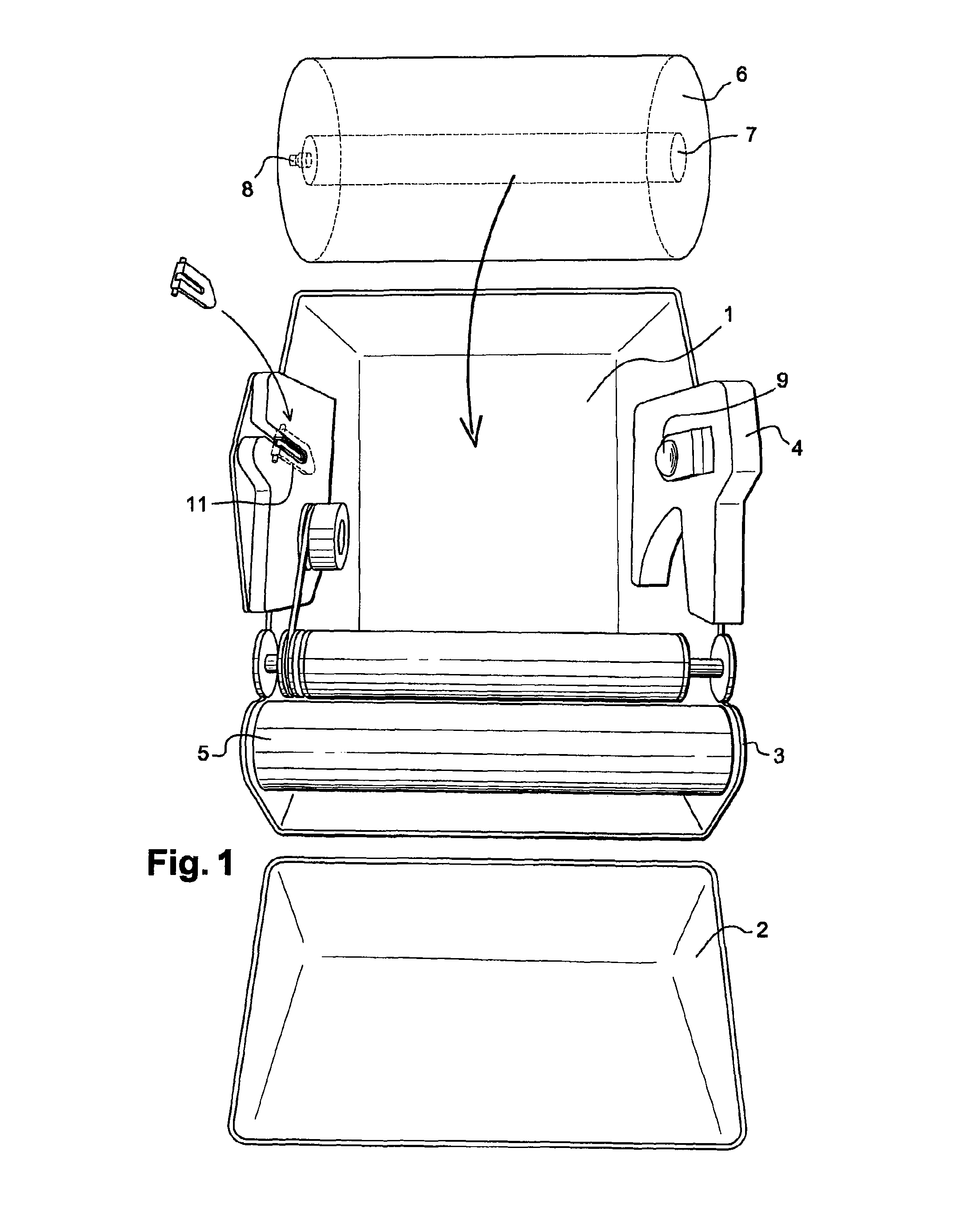 Disposable end piece for a roll of wiping material and apparatus for dispensing wiping material using one such end piece
