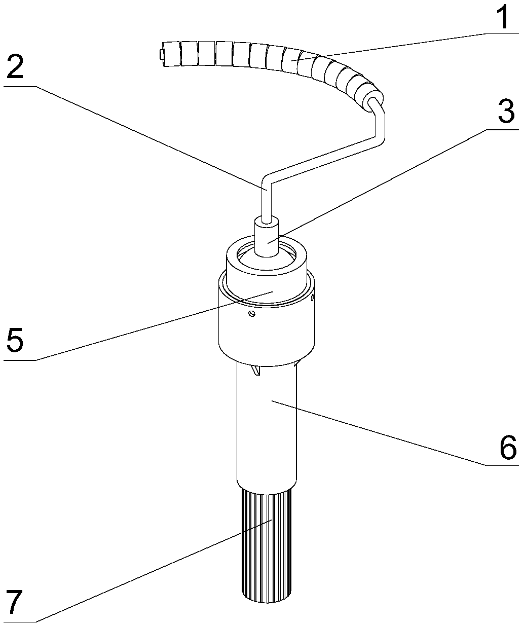 Simple multi-angle adjustable roller brush
