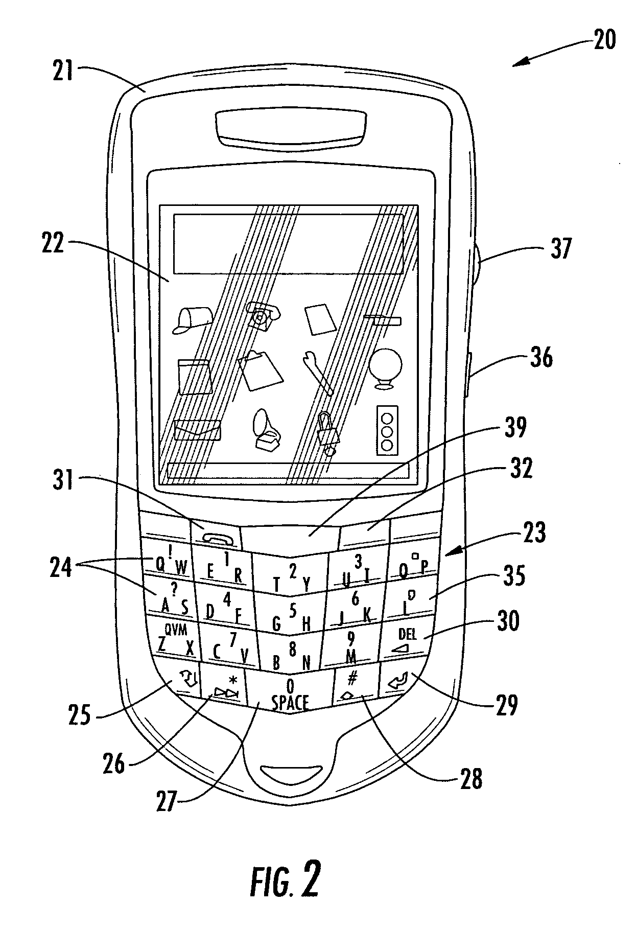 Mobile wireless communications device comprising multi-frequency band antenna and related methods