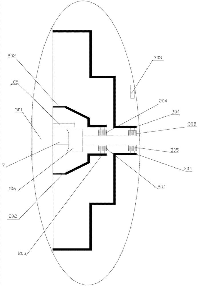 Production device for direct-pull winding composite glass reinforced plastic pipe