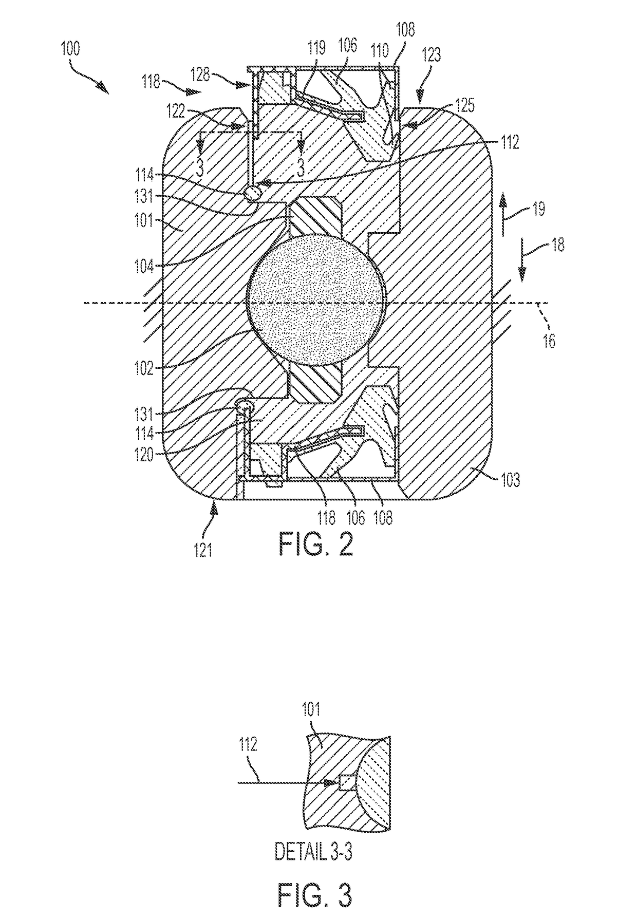 Cartridge bearing with bearing grease setting member