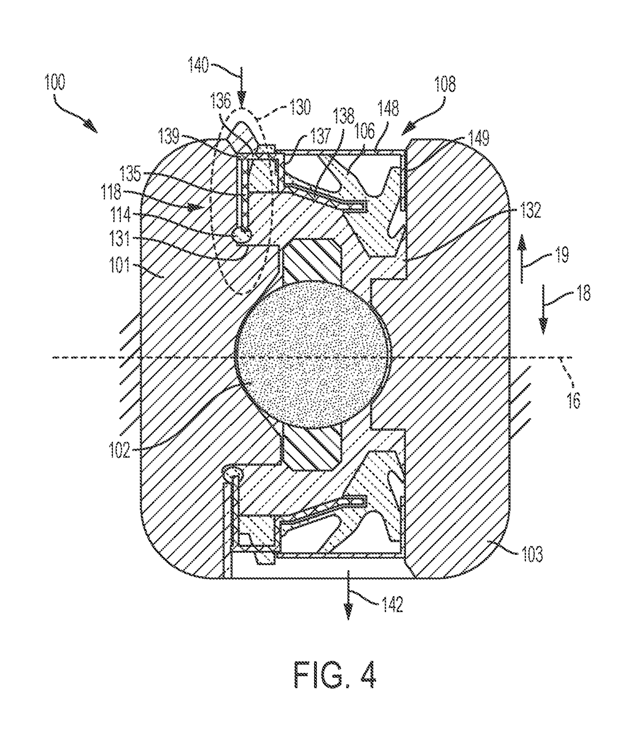 Cartridge bearing with bearing grease setting member