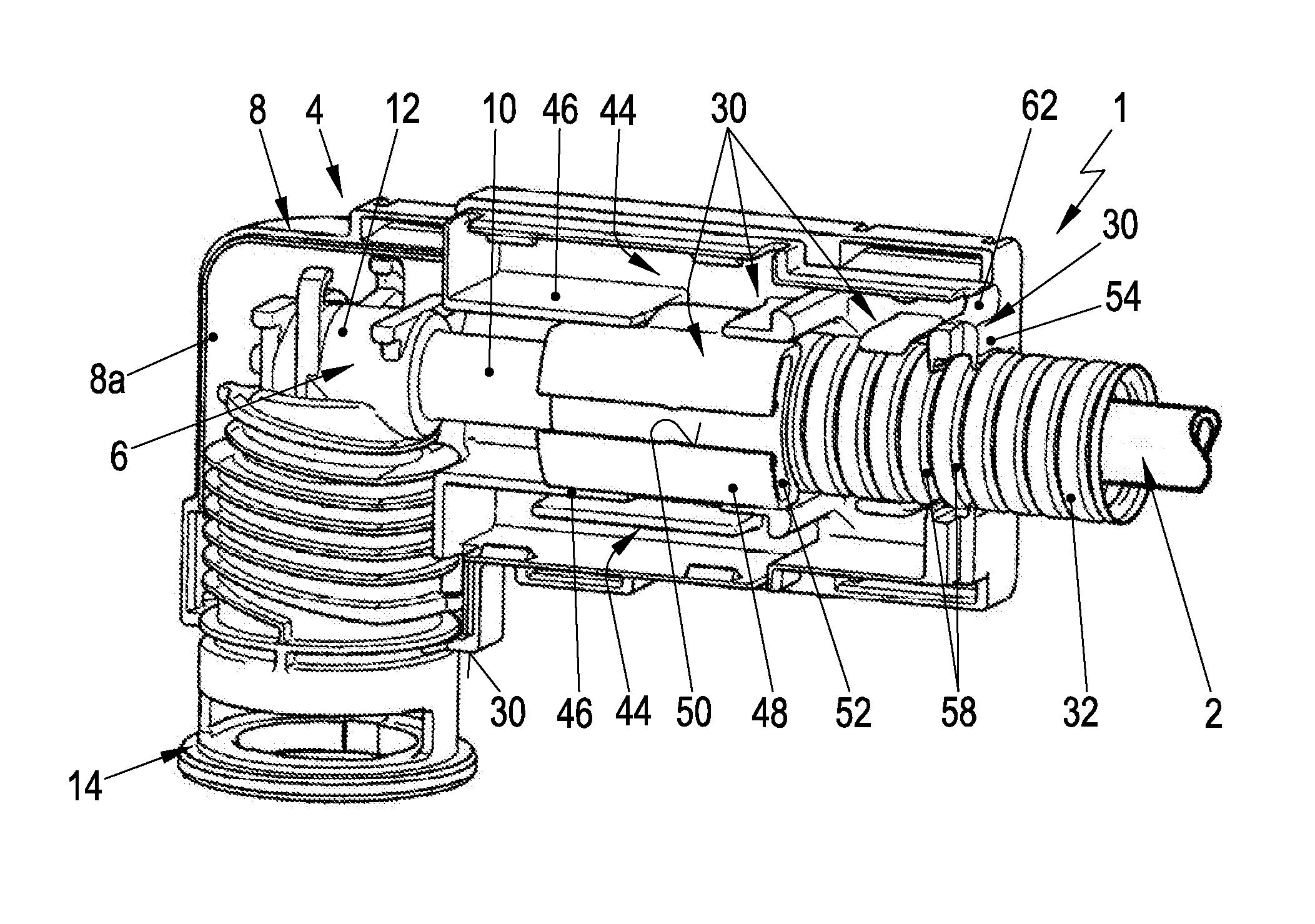 Electrically heatable media line and line connector