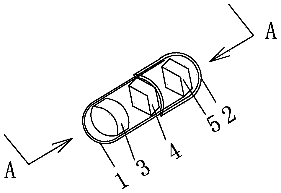 Tablet capsule filled with topiramate tablets