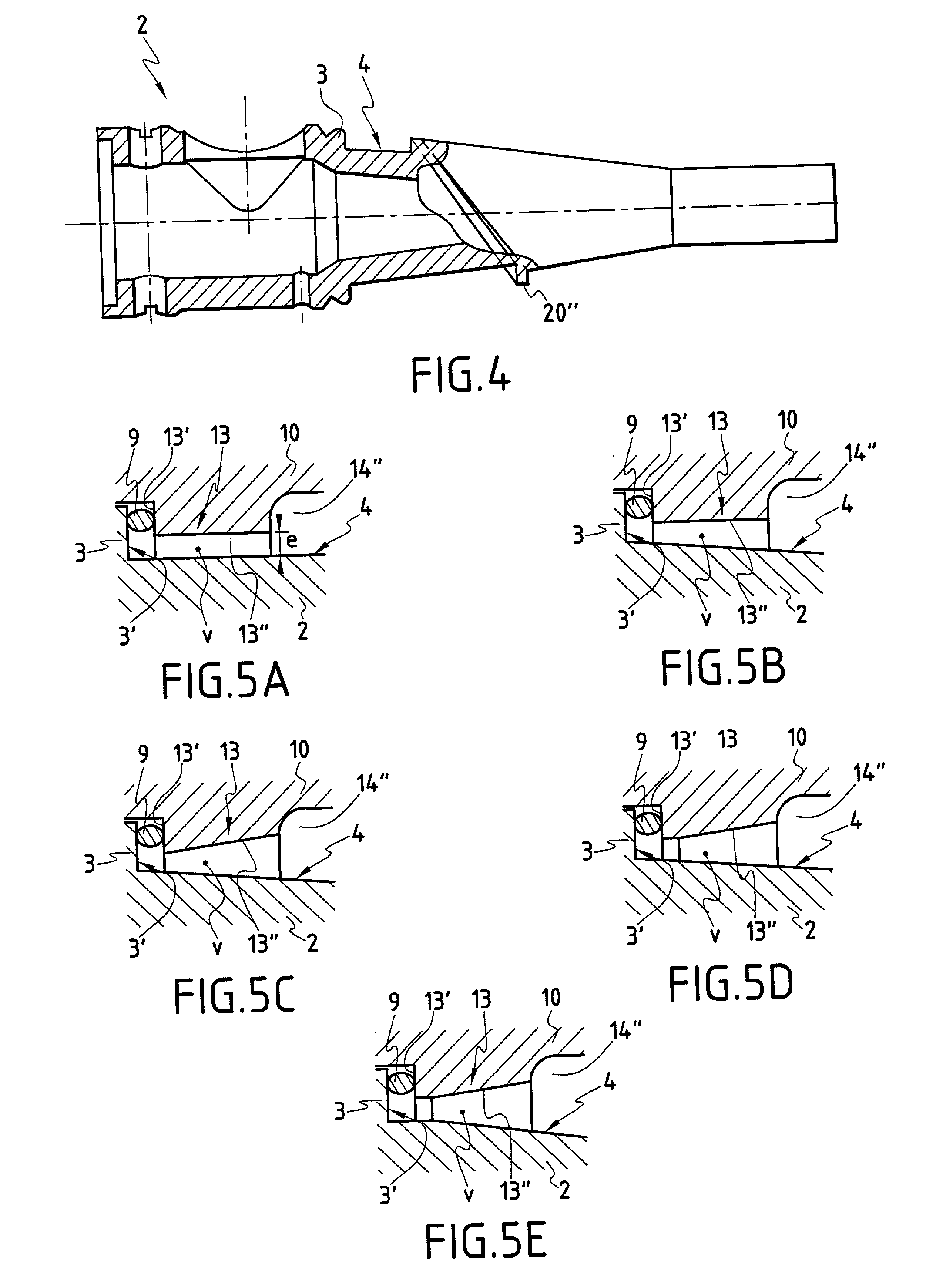 Vapor -liquid ejector with a removable nozzle