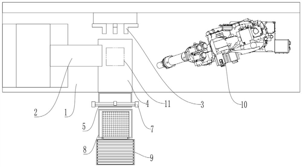 3D laser cutting device